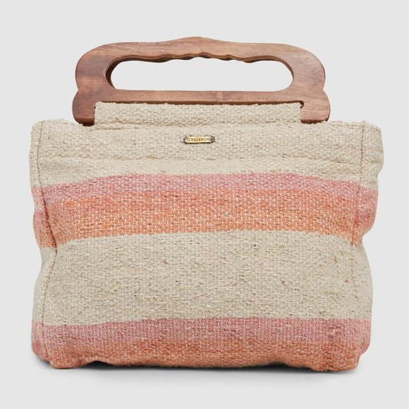 Billabong Handbags - Billabong Back When Carry Bag woven small tote